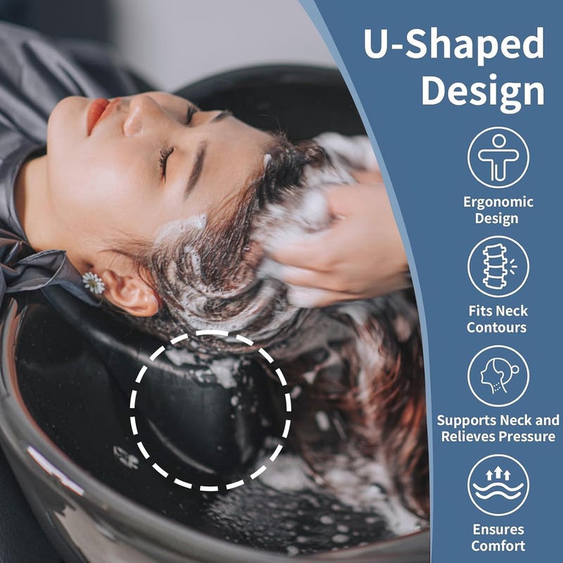 HAVANSIDY Silicone Shampoo Bowl Neck Cushion - Ergonomic Salon Hair Washing Neck Support Pillow, Non-Slip Shampoo Tray Neck Rest for Spa and Salon Basins, Comfortable Hairdressing Sink Accessory for Hair Care - Image 5